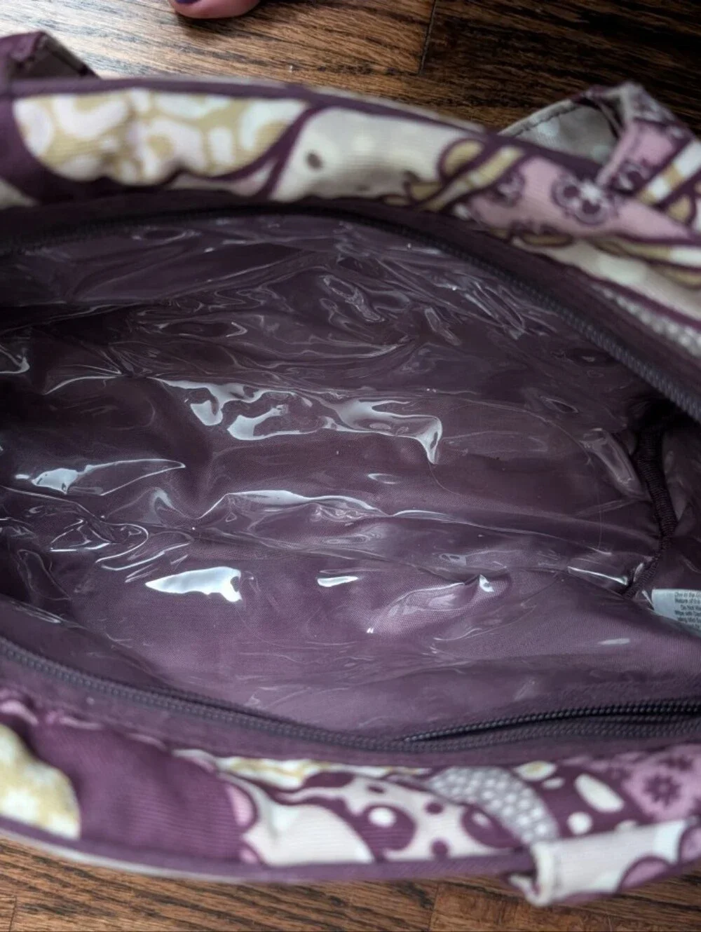 Thirty One: Purple Paisley Makeup Bag